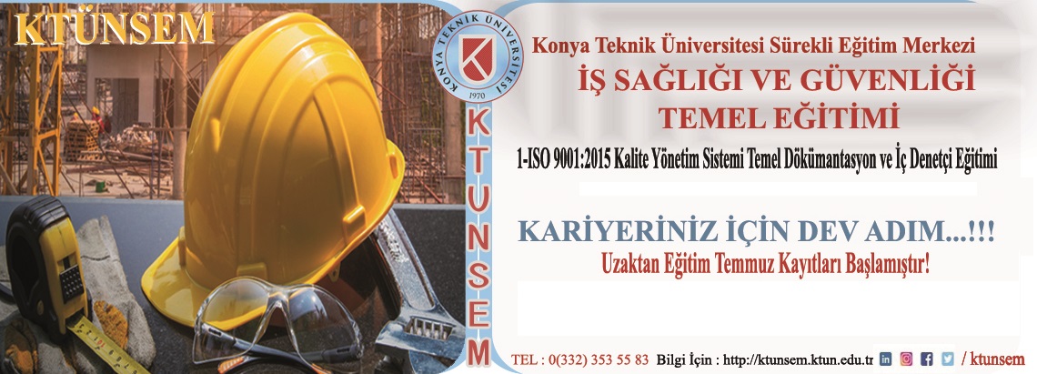 ISO 9001 2015 Kalite Yönetim Sistemi Temel, Dokümantasyon ve İç Denetçi Eğitimi